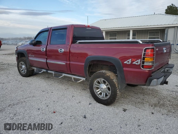 2005 GMC Sierra 2500HD SLT z VIN 1GTHK23215F919161, wystawiony jako Copart lot #89206725 z przebiegiem 156 576 mil mil oraz Szkoda całkowita • Salvage title. Historia ofert i sprzedaży dostępna na DreamBid. Obrazek 2.
