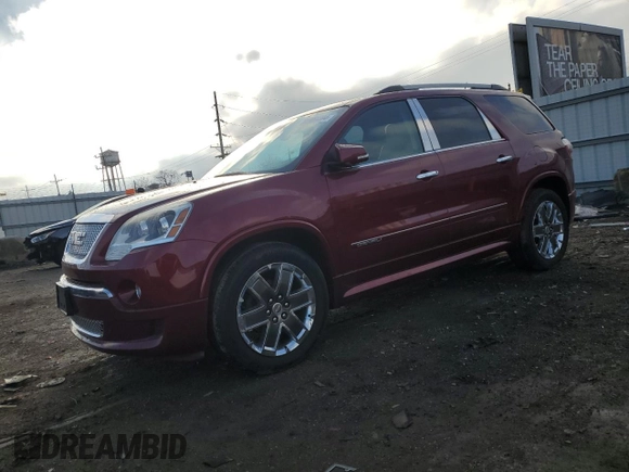 2011 GMC Acadia Denali with VIN 1GKKRTED8BJ295202, listed as a Copart auction lot 85081394 with 159,249 mi miles and Salvage Title. Bid and sale history available at DreamBid. Image 1.