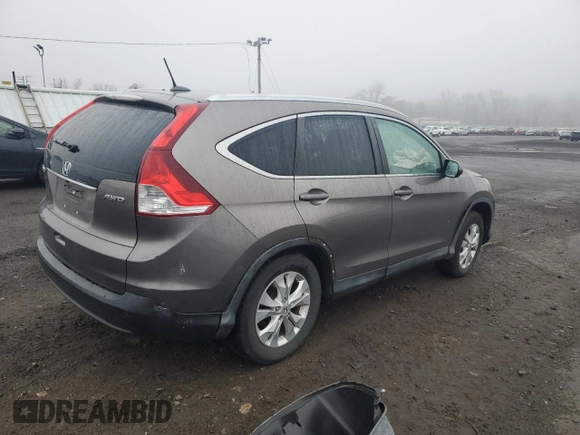 2012 Honda CR-V EX-L with VIN 5J6RM4H7XCL070400, listed as a Copart auction lot 50813225 with 161,291 mi miles and Salvage Title. Bid and sale history available at carsss.com. Image 3.