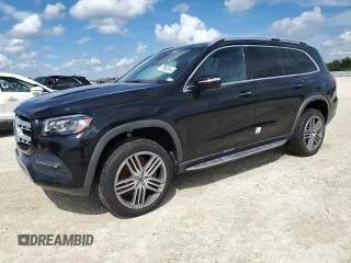 2021 Mercedes-Benz GLS 450 with VIN 4JGFF5KE3MA382289, listed as a Copart auction lot 73892044 with 52,262 mi miles and Salvage Title. Bid and sale history available at DreamBid. Image 1.