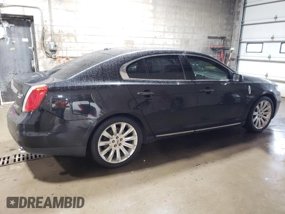 2011 Lincoln MKS EcoBoost with VIN 1LNHL9FT2BG609077, listed as a Copart auction lot 59341025 with 184,591 mi miles and Salvage title. Bid and sale history available at DreamBid. Image 3.