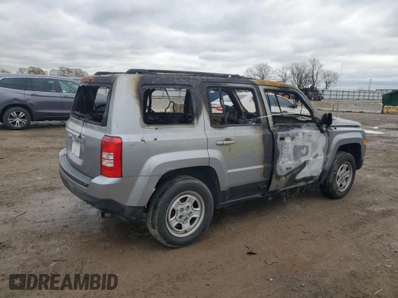 2017 Jeep Patriot Sport z VIN 1C4NJPBB3HD203690, wystawiony jako Copart lot #82044774 z przebiegiem Nie podano mil oraz Szkoda całkowita • Salvage title. Historia ofert i sprzedaży dostępna na DreamBid. Obrazek 3.