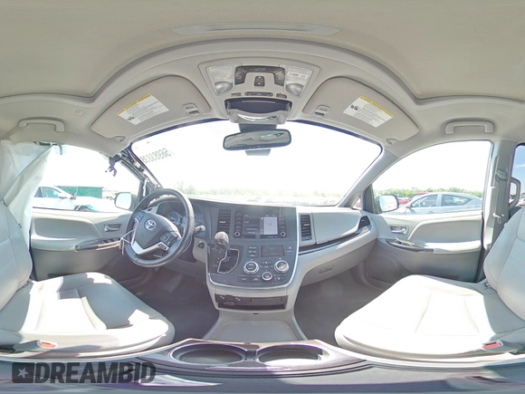 2019 Toyota Sienna XLE with VIN 5TDDZ3DC5KS222885, listed as a Copart auction lot 56983835 with 83,009 mi miles and Salvage title. Bid and sale history available at DreamBid. Image 16.