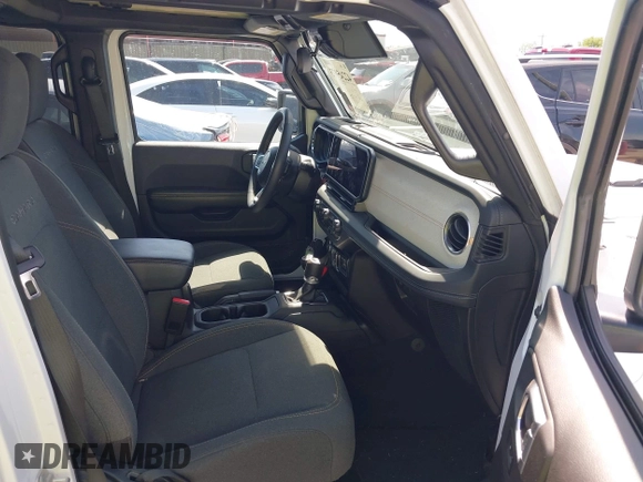 2024 Jeep Wrangler Sahara with VIN 1C4RJXP64RW225507, listed as a IAAI auction lot 42245973 with 45,984 mi miles and . Bid and sale history available at DreamBid. Image 5.