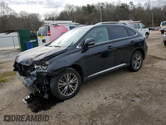 2013 Lexus RX 350 with VIN 2T2ZK1BA6DC129722, listed as a Copart auction lot 49639395 with 187,920 mi miles and Salvage Title. Bid and sale history available at carsss.com. Image 1.