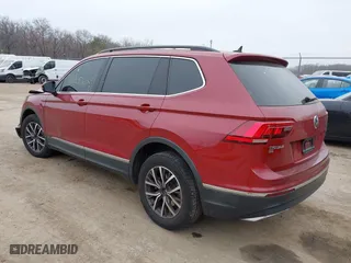 2020 Volkswagen Tiguan SE with VIN 3VV2B7AX2LM018722, listed as a IAAI auction lot 41802291 with 58,914 mi miles. Bid and sale history available at carsss.com. Image 3.