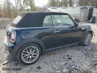 2013 MINI Cooper Convertible S with VIN WMWZP3C50DT550747, listed as a Copart auction lot 80022174 with 64,520 mi miles and Clean Title. Bid and sale history available at carsss.com. Image 3.