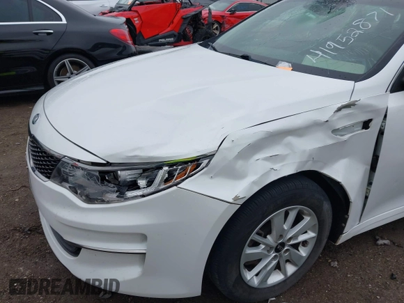 2016 Kia Optima LX z VIN KNAGT4L31G5106843, wystawiony jako IAAI lot #41952871 z przebiegiem 109 139 mil mil oraz . Historia ofert i sprzedaży dostępna na DreamBid. Obrazek 6.