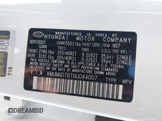 2022 Genesis GV70 2.5T с VIN KMUMADTB1NU044007, выставлен на аукционе IAAI как лот 42623087 с пробегом 30 978 миль миль и . История ставок и продаж доступна на DreamBid. Изображение 9.