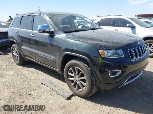 2014 Jeep Grand Cherokee Limited with VIN 1C4RJEBM4EC353610, listed as a IAAI auction lot 41830079 with 168,160 mi miles. Bid and sale history available at carsss.com. Image 1.