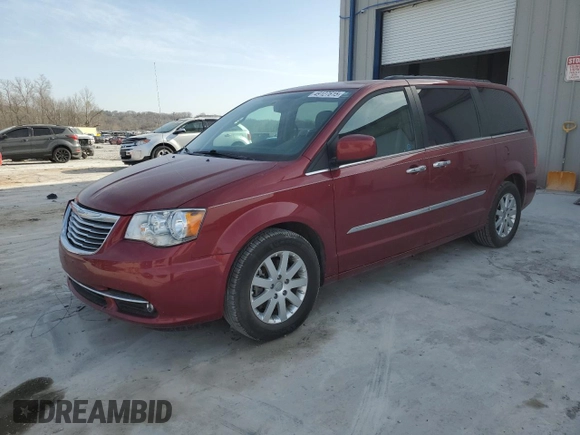 2015 Chrysler Town & Country Touring with VIN 2C4RC1BG2FR562625, listed as a Copart auction lot 49127615 with 100,997 mi miles and Salvage Title. Bid and sale history available at carsss.com. Image 1.