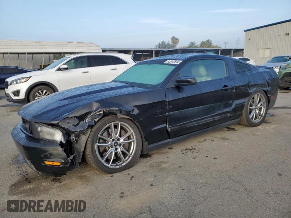 2012 Ford Mustang GT Premium with VIN 1ZVBP8CF6C5271586, listed as a Copart auction lot 83878894 with 101,016 mi miles and Salvage Title. Bid and sale history available at DreamBid. Image 1.
