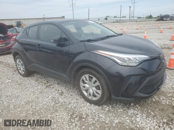 2021 Toyota C-HR LE with VIN JTNKHMBX9M1100287, listed as a Copart auction lot 53779815 with 81,562 mi miles and Salvage Title. Bid and sale history available at DreamBid. Image 4.