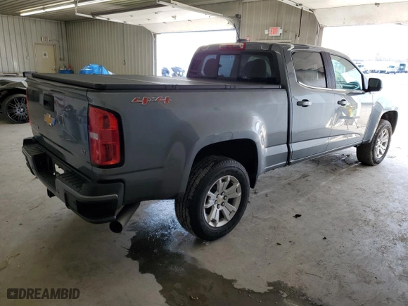 2019 Chevrolet Colorado 4WD LT with VIN 1GCPTCE12K1149290, listed as a Copart auction lot 52755855 with 242,671 mi miles and Clean Title. Bid and sale history available at carsss.com. Image 3.