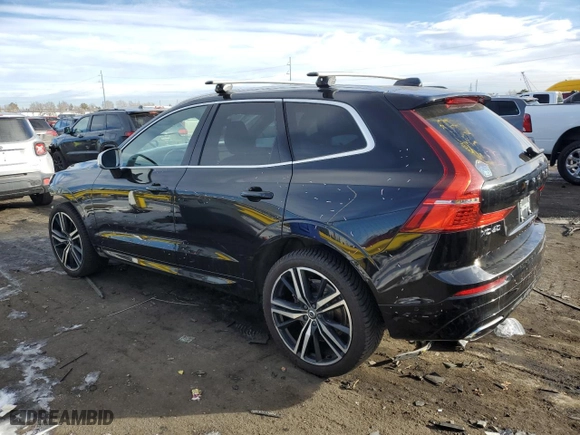 2019 Volvo XC60 R-Design with VIN YV4A22RM8K1352253, listed as a Copart auction lot 89409315 with 57,814 mi miles and Salvage Title. Bid and sale history available at carsss.com. Image 2.