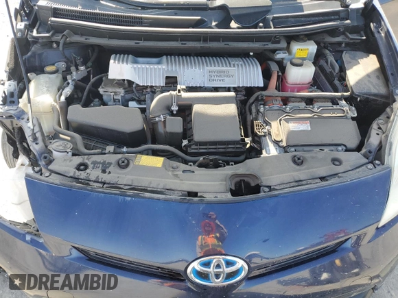 2013 Toyota Prius One with VIN JTDKN3DU1D0349859, listed as a Copart auction lot 45560535 with 167,136 mi miles and Salvage Title. Bid and sale history available at carsss.com. Image 12.