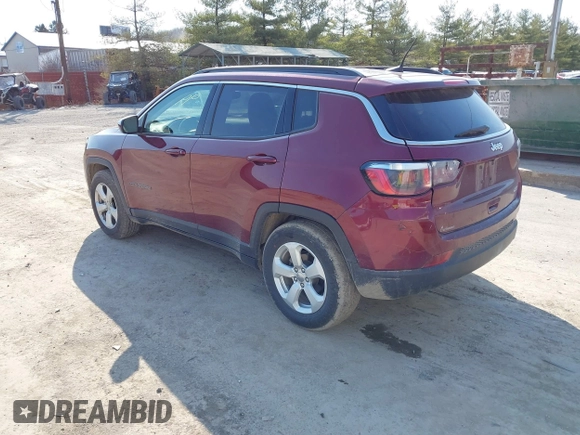 2020 Jeep Compass Latitude with VIN 3C4NJCBB1LT169941, listed as a IAAI auction lot 41785618 with 200,963 mi miles and . Bid and sale history available at DreamBid. Image 3.
