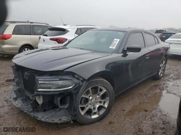 2016 Dodge Charger SXT with VIN 2C3CDXJG4GH144408, listed as a Copart auction lot 43052735 with 212,576 mi miles and Salvage Title. Bid and sale history available at carsss.com. Image 1.