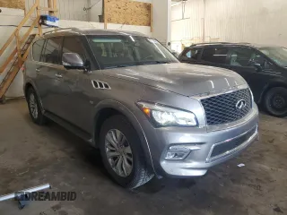 2017 Infiniti QX80 z VIN JN8AZ2NF3H9679311, wystawiony jako Copart lot #55234965 z przebiegiem 58 229 mil mil oraz Nie do naprawy • Non repairable. Historia ofert i sprzedaży dostępna na DreamBid. Obrazek 4.
