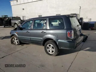 2006 Honda Pilot LX with VIN 2HKYF18196H512940, listed as a Copart auction lot 50449065 with 0 mi miles and Salvage Title. Bid and sale history available at carsss.com. Image 2.