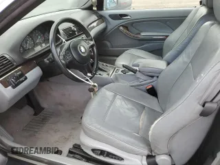 2003 BMW 3 Series 325Ci with VIN WBABS33493PG89518, listed as a Copart auction lot 74748284 with 0 mi miles and Salvage Title. Bid and sale history available at carsss.com. Image 7.