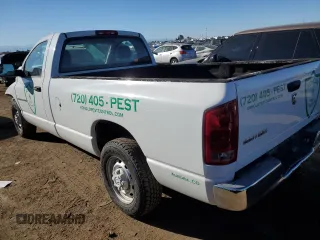 2005 Dodge Ram 2500 SLT with VIN 3D7KR26D55G840336, listed as a Copart auction lot 73039634 with 34,341 mi miles and Salvage Title. Bid and sale history available at carsss.com. Image 2.