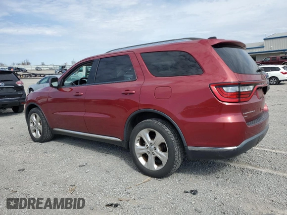 2014 Dodge Durango Limited z VIN 1C4RDJDG1EC520626, wystawiony jako Copart lot #52431285 z przebiegiem 97 233 mil mil oraz Szkoda całkowita • Salvage title. Historia ofert i sprzedaży dostępna na DreamBid. Obrazek 2.