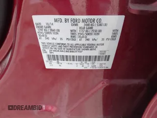 2014 Ford Edge Limited with VIN 2FMDK3KC8EBB37757, listed as a IAAI auction lot 41371566 with 108,104 mi miles. Bid and sale history available at carsss.com. Image 9.