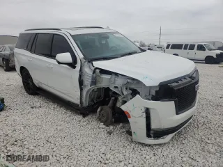 2023 Cadillac Escalade Sport Platinum with VIN 1GYS3GKLXPR495615, listed as a Copart auction lot 87483964 with 14,214 mi miles and Salvage Title. Bid and sale history available at carsss.com. Image 4.