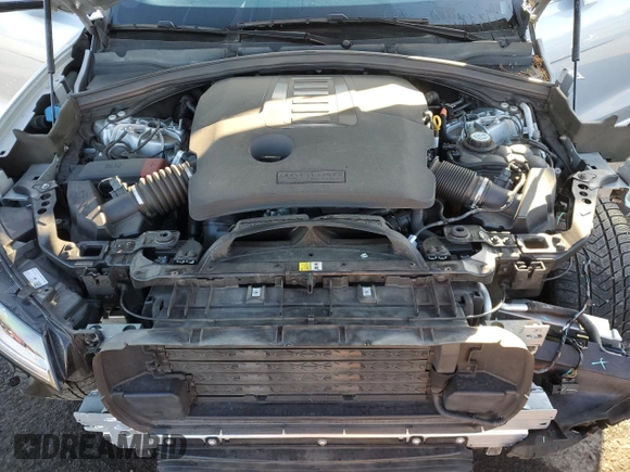 2021 Jaguar F-Pace S with VIN SADCJ2EU9MA683953, listed as a Copart auction lot 46843045 with 40,526 mi miles and Salvage title. Bid and sale history available at DreamBid. Image 12.