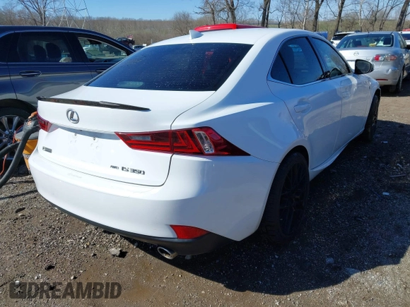 2015 Lexus IS 350 with VIN JTHCE1D21F5005590, listed as a IAAI auction lot 41805032 with 93,897 mi miles and . Bid and sale history available at DreamBid. Image 4.