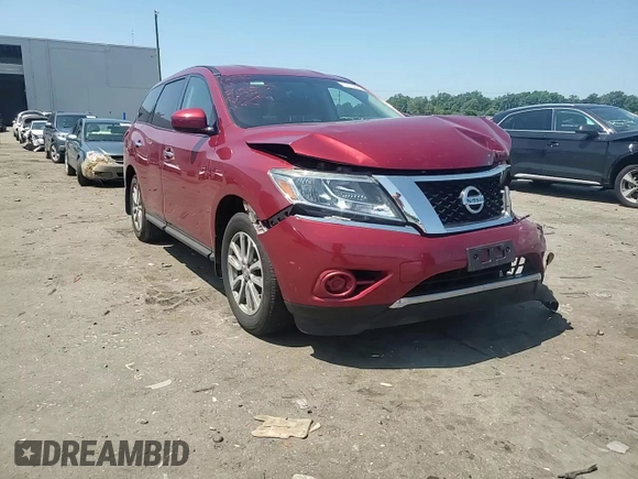 2014 Nissan Pathfinder S with VIN 5N1AR2MM9EC723513, listed as a Copart auction lot 61876695 with 77,712 mi miles and Salvage title. Bid and sale history available at DreamBid. Image 14.