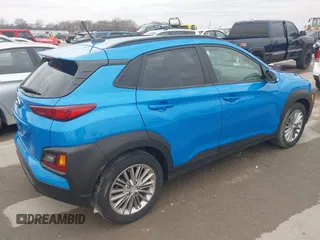 2020 Hyundai Kona SEL with VIN KM8K22AA2LU474451, listed as a IAAI auction lot 41707366 with 40,329 mi miles. Bid and sale history available at carsss.com. Image 4.