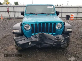 2020 Jeep Wrangler Unlimited Sport S z VIN 1C4HJXDG8LW163366, wystawiony jako Copart lot #57572465 z przebiegiem 57 672 mil mil oraz Szkoda całkowita • Salvage title. Historia ofert i sprzedaży dostępna na DreamBid. Obrazek 5.