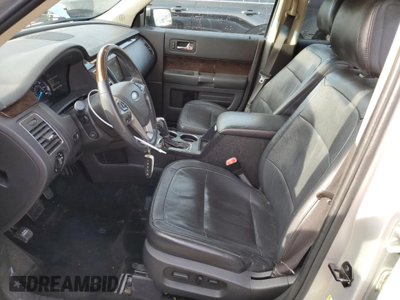 2014 Ford Flex Limited z VIN 2FMGK5D89EBD10509, wystawiony jako Copart lot #57614265 z przebiegiem 174 650 mil mil oraz Szkoda całkowita • Salvage title. Historia ofert i sprzedaży dostępna na DreamBid. Obrazek 7.
