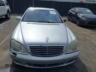 2003 Mercedes-Benz S-Class 4.3L with VIN WDBNG70J23A317424, listed as a IAAI auction lot 41716056 with 175,616 mi miles. Bid and sale history available at carsss.com. Image 12.