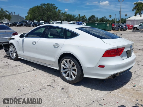 2012 Audi A7 Premium Plus with VIN WAUSGAFC0CN010138, listed as a IAAI auction lot 42532785 with 198,218 mi miles and . Bid and sale history available at DreamBid. Image 3.
