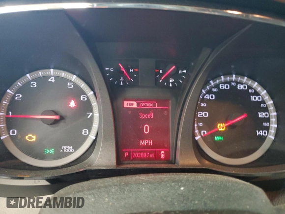 2013 GMC Terrain SLE with VIN 2GKALSEK5D6379144, listed as a Copart auction lot 62677695 with 202,897 mi miles and Clean title. Bid and sale history available at DreamBid. Image 9.