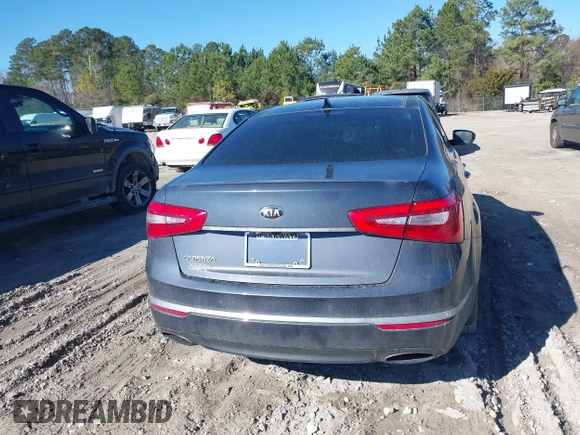 2015 Kia Cadenza Premium with VIN KNALN4D79F5170489, listed as a IAAI auction lot 41688482 with 158,340 mi miles. Bid and sale history available at carsss.com. Image 16.