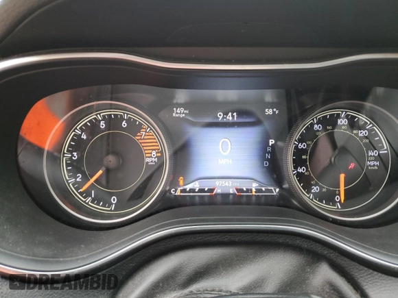 2019 Jeep Cherokee Limited with VIN 1C4PJMDX9KD158035, listed as a Copart auction lot 52871525 with 97,543 mi miles and Salvage Title. Bid and sale history available at DreamBid. Image 9.