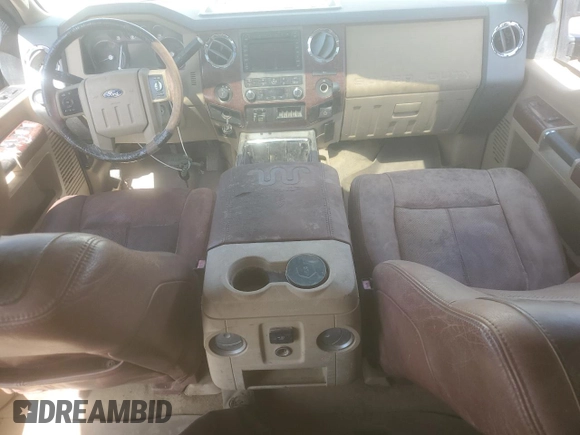 2011 Ford F-250 XL with VIN 1FT7W2B65BEA26819, listed as a Copart auction lot 64225055 with 240,536 mi miles and Salvage title. Bid and sale history available at DreamBid. Image 8.