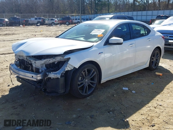 2018 Acura TLX w/A-SPEC Pkg with VIN 19UUB2F63JA007945, listed as a IAAI auction lot 41320172 with 160,616 mi miles. Bid and sale history available at carsss.com. Image 19.