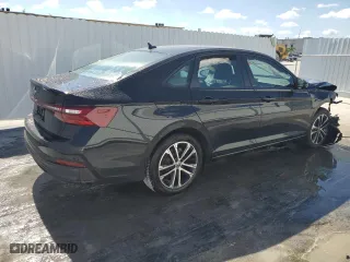 2025 Volkswagen Jetta Sport with VIN 3VWBX7BU6SM031845, listed as a Copart auction lot 44232565 with 4,502 mi miles and Non Repairable. Bid and sale history available at carsss.com. Image 3.