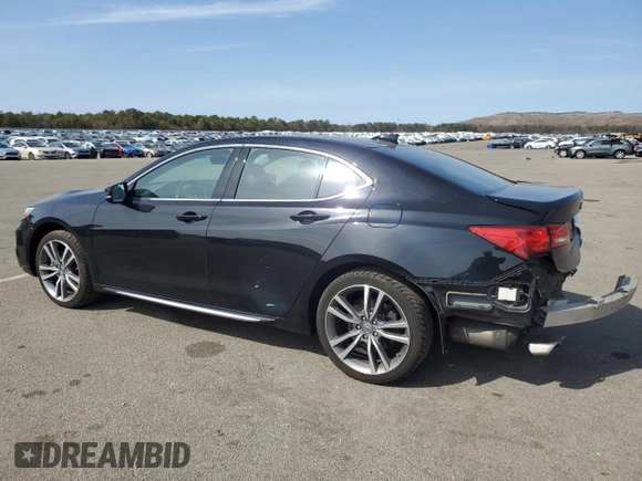 2020 Acura TLX w/Technology Pkg with VIN 19UUB3F48LA002540, listed as a Copart auction lot 48631235 with 70,326 mi miles and Salvage Title. Bid and sale history available at carsss.com. Image 2.