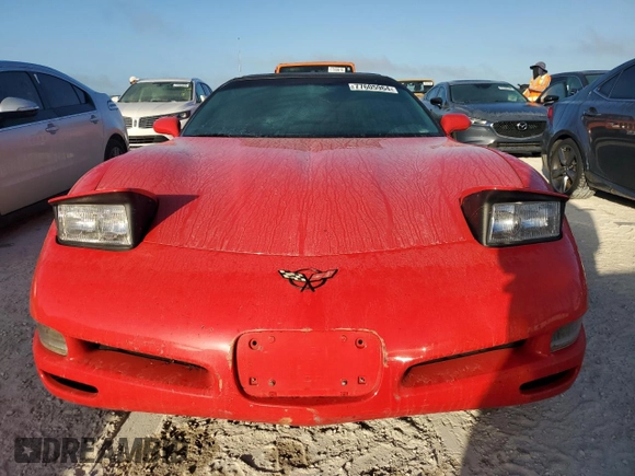 2000 Chevrolet Corvette with VIN 1G1YY32G9Y5105182, listed as a Copart auction lot 77605964 with 0 mi miles and Salvage Title. Bid and sale history available at carsss.com. Image 5.