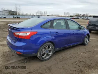 2013 Ford Focus SE with VIN 1FADP3F25DL214614, listed as a Copart auction lot 50951125 with 122,614 mi miles and Salvage Title. Bid and sale history available at carsss.com. Image 3.