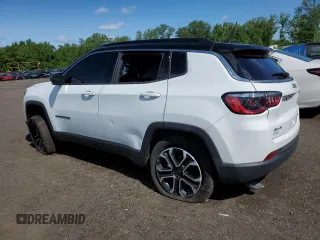 2023 Jeep Compass Limited с VIN 3C4NJDCN7PT567191, выставлен на аукционе Copart как лот 59230555 с пробегом 46 745 миль миль и Чистый • Clean title. История ставок и продаж доступна на DreamBid. Изображение 2.