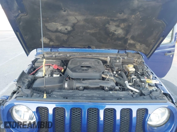 2018 Jeep Wrangler Unlimited Sport with VIN 1C4HJXDN2JW282882, listed as a IAAI auction lot 41744064 with 111,183 mi miles and . Bid and sale history available at DreamBid. Image 10.