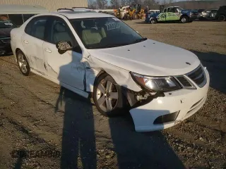 2011 Saab 9-3 with VIN YS3FA4CYXB1307682, listed as a Copart auction lot 46861825 with 146,474 mi miles and Salvage Title. Bid and sale history available at carsss.com. Image 10.