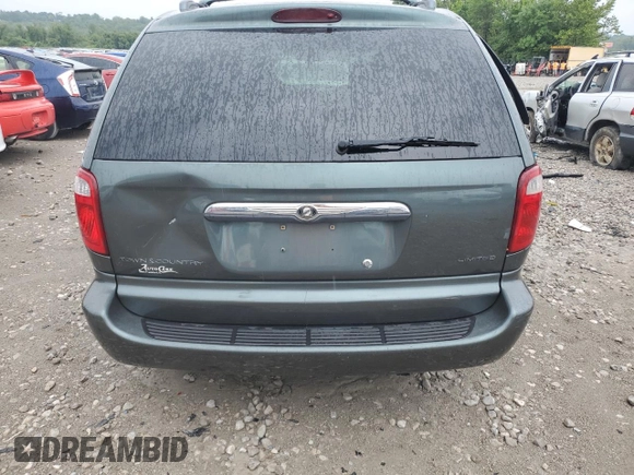 2004 Chrysler Town & Country Limited with VIN 2C8GP64L94R575502, listed as a Copart auction lot 61746354 with 179,036 mi miles and Salvage Title. Bid and sale history available at DreamBid. Image 6.